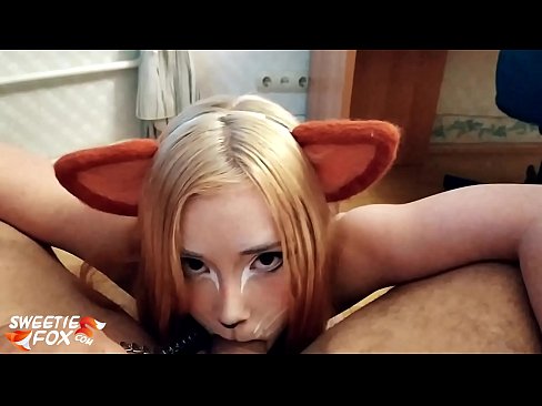 ❤️ Kitsune anameza mboo na kumeza mdomoni ️  ️❤